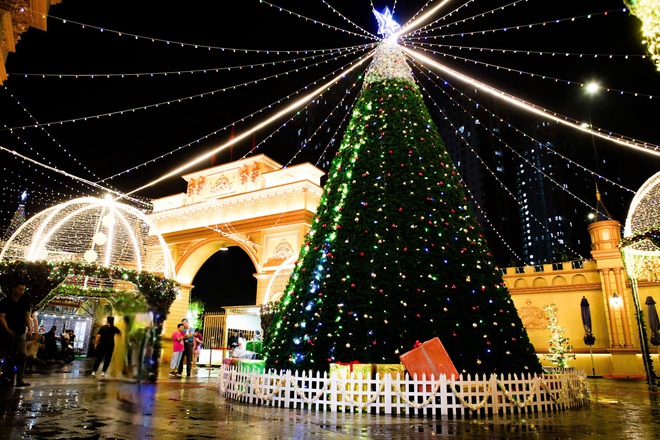 TP. Hồ Chí Minh “lên đèn”, người dân háo hức “lên đồ” đón Giáng sinh - Ảnh 14.