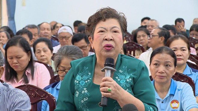 Cử tri kiến nghị nhiều vấn đề tại buổi tiếp xúc với tổ đại biểu quốc hội đơn vị số 5 - Ảnh 7.