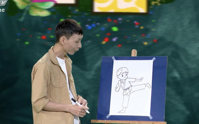 Vẽ vận động viên Vovinam - Ảnh 1.