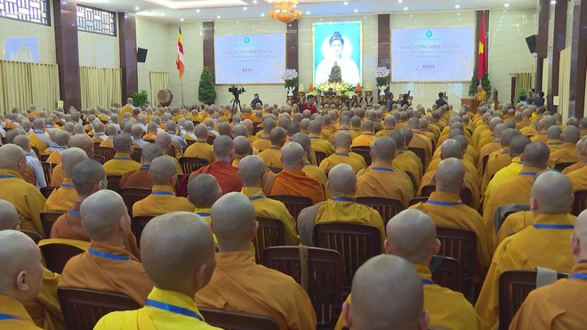 TP. Hồ Chí Minh: Trang nghiêm Lễ tưởng niệm 776 năm Phật hoàng Trần Nhân Tông nhập Niết bàn- Ảnh 1.