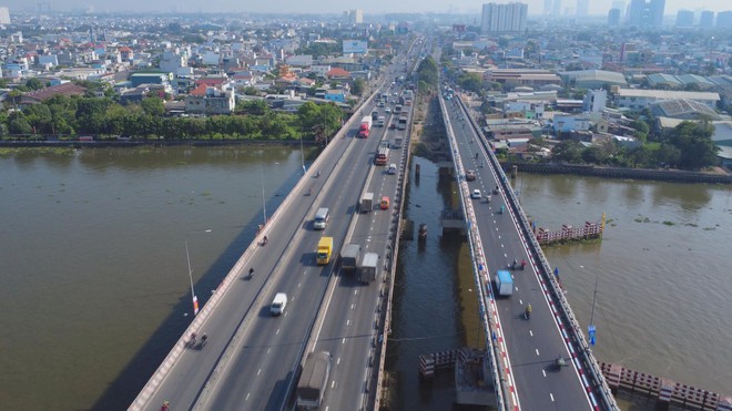 Thông xe cầu Bình Phước 1 sau khi nâng tĩnh không thêm 1,25 mét - Ảnh 2.