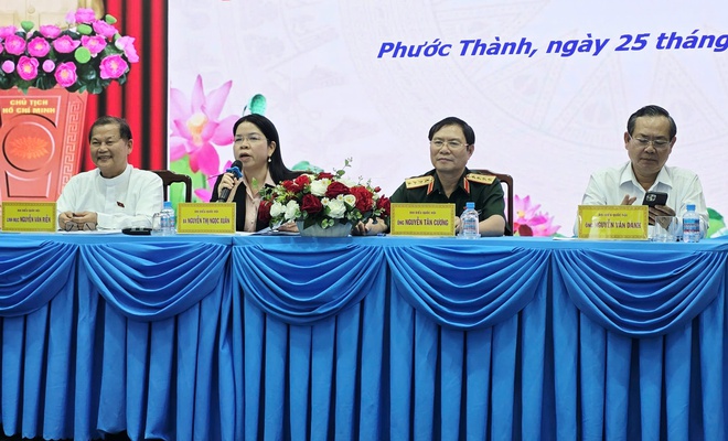 Tiếp xúc cử tri xã Phước Thành sau kỳ họp thứ 10, Quốc hội khóa XV - Ảnh 4.