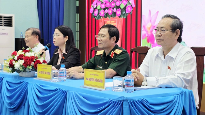 Tiếp xúc cử tri xã Phước Thành sau kỳ họp thứ 10, Quốc hội khóa XV - Ảnh 5.