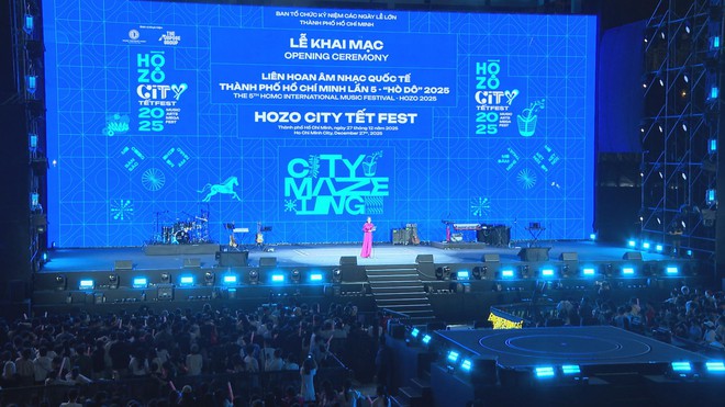 Hozo City Tết Fest 2025 thắp sáng không gian lễ hội bên sông Sài Gòn- Ảnh 1.