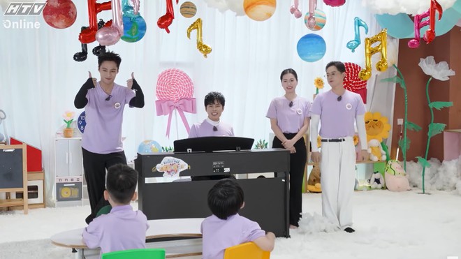 Bất ngờ trước thần đồng âm nhạc “Dừa nhỏ” - Trường học Siêu sao tập 5 - Ảnh 2.