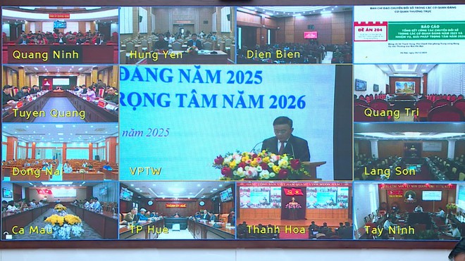 Hội nghị tổng kết công tác chuyển đổi số năm 2025 trong các cơ quan Đảng - Ảnh 6.