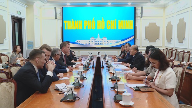 Lãnh đạo TP. Hồ Chí Minh tiếp Giám đốc Cơ quan thi hành án Liên bang (Liên Bang Nga) - Ảnh 1.