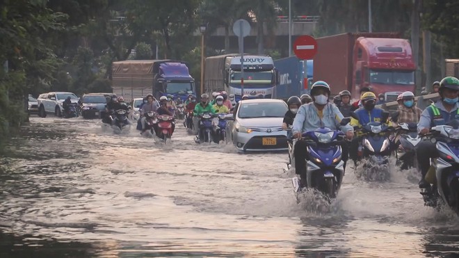 60 Giây ngày 6/12/2025 | Khu Nam TP. Hồ Chí Minh ngập sâu, triều cường vượt báo động 3 - Ảnh 4.