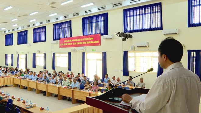 Lãnh đạo phường Bình Trưng đối thoại với cán bộ Mặt trận, đoàn viên, hội viên và Nhân dân - Ảnh 2.