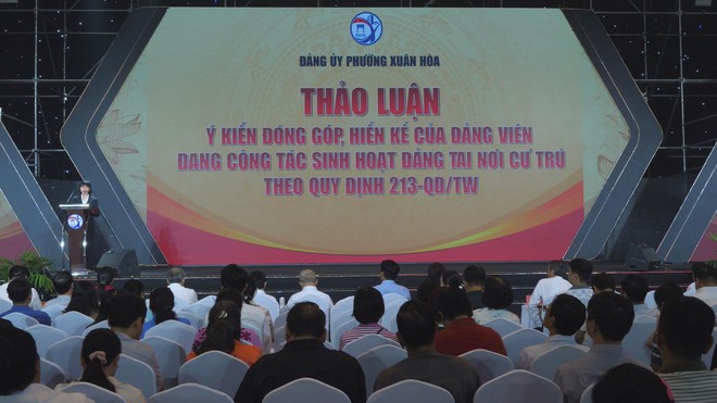 Tăng cường nêu gương, gắn bó và hiến kế trong xây dựng phường Xuân Hòa kiểu mẫu - Ảnh 1.