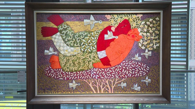 Sự giao thoa độc đáo giữa tranh sơn dầu và tranh sơn mài đương đại - Ảnh 5.