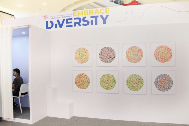 Triển lãm “Embrace Diversity”: Cuộc sống dưới góc nhìn của trẻ em khuyết tật sẽ như thế nào? - Ảnh 8.