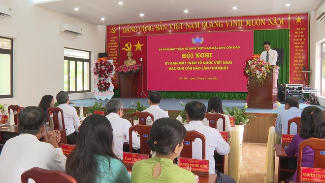 Ủy ban MTTQ Việt Nam Đặc khu Côn Đảo tổ chức thành công Hội nghị lần thứ nhất - Ảnh 2.