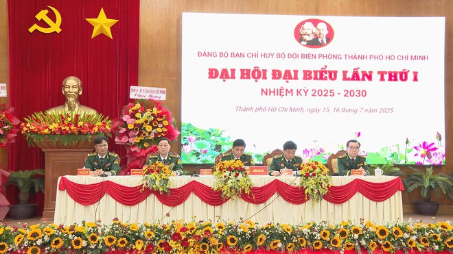Đại hội đại biểu Đảng bộ Ban Chỉ huy Bộ đội Biên phòng TP.HCM nhiệm kỳ 2025 - 2030 - Ảnh 1.