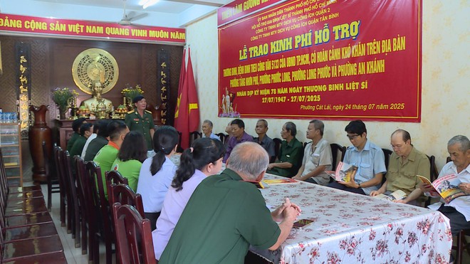 TP.HCM hỗ trợ kinh phí cho thương, bệnh binh nhân kỷ niệm 78 năm Ngày Thương binh Liệt sĩ - Ảnh 2.