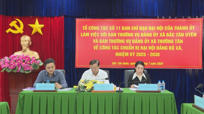 Tập trung tổ chức tốt Đại hội Đảng bộ xã Bắc Tân Uyên và Thường Tân - Ảnh 1.
