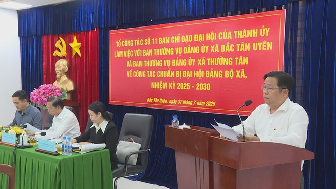 Tập trung tổ chức tốt Đại hội Đảng bộ xã Bắc Tân Uyên và Thường Tân - Ảnh 2.