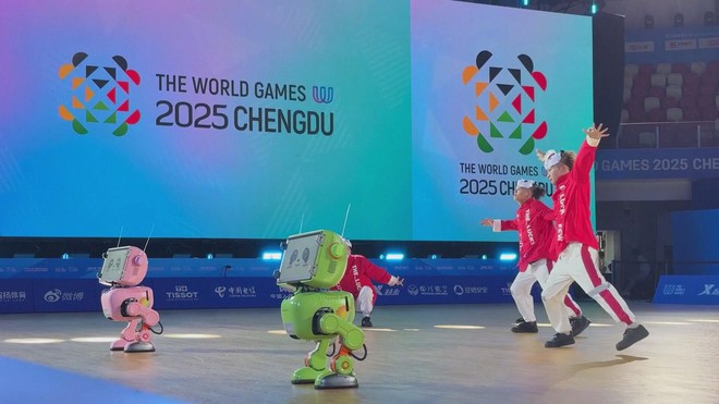 Trung Quốc: Thử nghiệm robot phụ trách giải trí tại World Games 2025 - Ảnh 3.