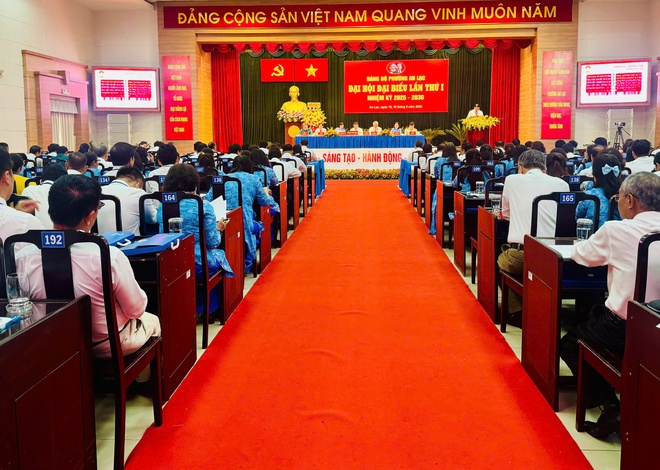 Đại hội đại biểu Đảng bộ phường An Lạc lần thứ I, nhiệm kỳ 2025-2030- Ảnh 1.