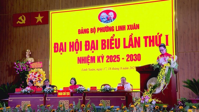 Đại hội đại biểu Đảng bộ phường Linh Xuân, TP.HCM lần thứ I, nhiệm kỳ 2025 - 2030 - Ảnh 2.