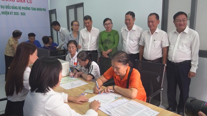 Khánh thành và công bố các công trình chào mừng Đại hội Đảng bộ phường Tăng Nhơn Phú - Ảnh 3.