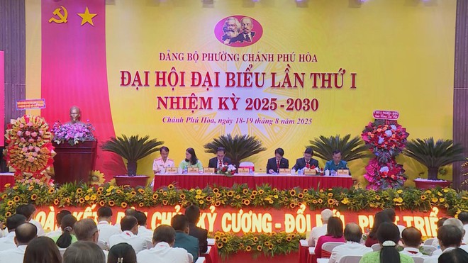 Đại hội đại biểu Đảng bộ phường Chánh Phú Hòa lần thứ I, nhiệm kỳ 2025 - 2030 - Ảnh 2.