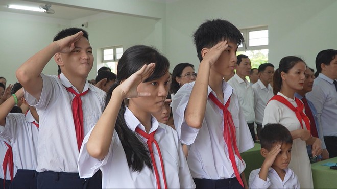 Quảng Ngãi: Trung tâm Võ Hồng Sơn khai giảng năm học mới - Ảnh 2.