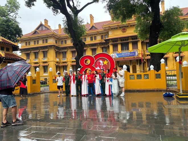 Không khí sôi nổi của buổi Lễ sơ duyệt diễu binh, diễu hành A80 - Ảnh 7.