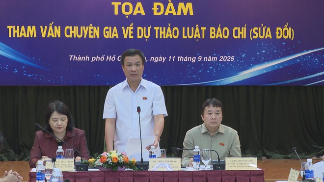 Tọa đàm tham vấn chuyên gia về dự thảo Luật Báo chí- Ảnh 2.