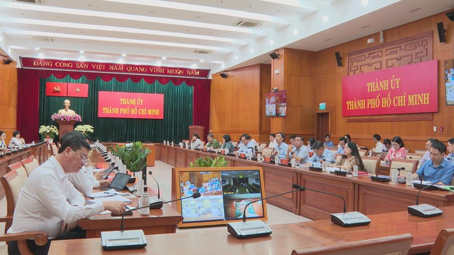 Bí thư Thành ủy TP.HCM làm việc về Trung tâm Tài chính quốc tế tại TP.HCM- Ảnh 2.