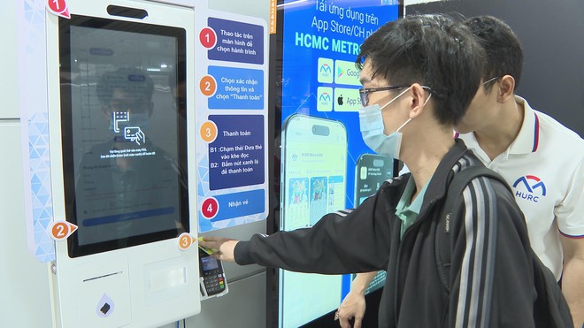Metro số 1: Bến Thành - Suối Tiên ngưng bán vé giấy có mã QR tại quầy vé- Ảnh 1. Metro số 1: Bến Thành - Suối Tiên ngưng bán vé giấy có mã QR tại quầy vé- Ảnh 1.