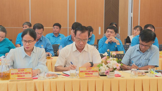 Thường trực Tổng Liên đoàn Lao động Việt Nam làm việc tại TP.HCM- Ảnh 2.