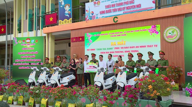 Ra mắt mô hình "Tuần tra xanh": Đảm bảo an ninh trật tự và kết hợp bảo vệ môi trường - Ảnh 1.