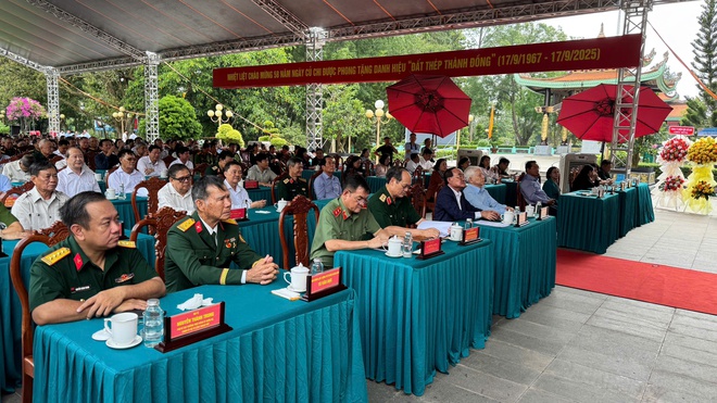 Họp mặt kỷ niệm 58 năm Củ Chi được phong tặng danh hiệu Đất thép Thành đồng (17/9/1967 - 17/9/2025)- Ảnh 2.
