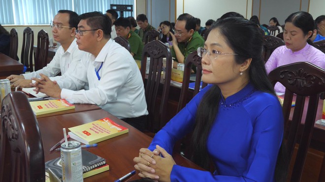 Hội nghị Tổng kết công tác tổ chức Đại hội đại biểu Đảng bộ phường Xuân Hòa lần thứ I, nhiệm kỳ 2025 - 2030 - Ảnh 3.
