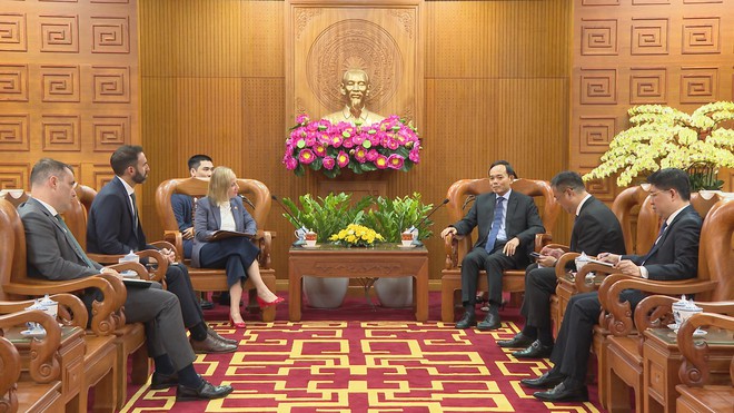 Bí thư Thành ủy TP.HCM Trần Lưu Quang tiếp tân Tổng lãnh sự Hoa Kỳ tại TP.HCM  - Ảnh 2.