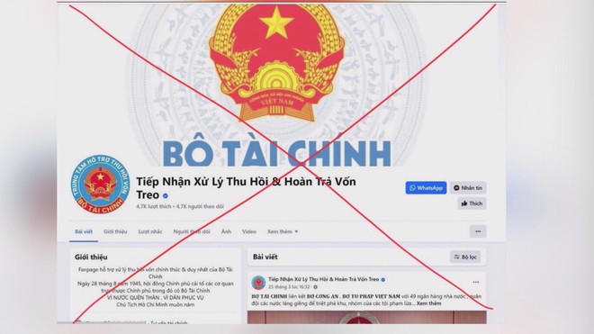Cảnh báo tình trạng giả mạo Facebook Bộ Tài chính để lừa đảo - Ảnh 1.