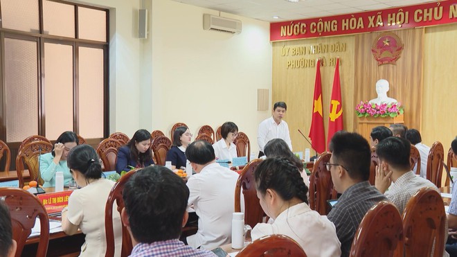 Kiểm tra, giám sát công tác chuẩn bị bầu cử tại phường Bà Rịa - Ảnh 1.