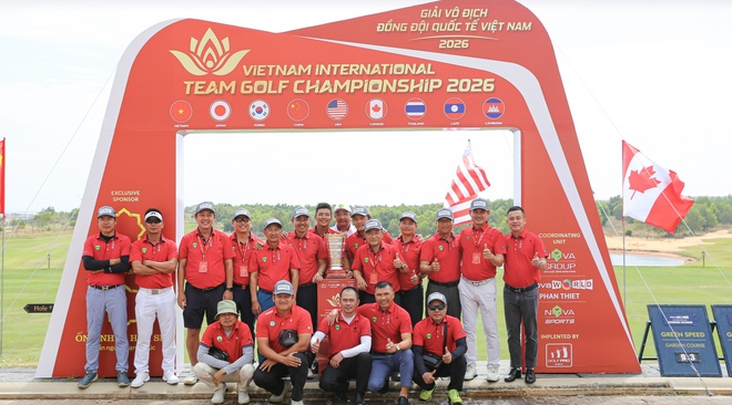 Việt Nam lần đầu tiên tổ chức Giải golf đồng đội thế giới - Ảnh 1.