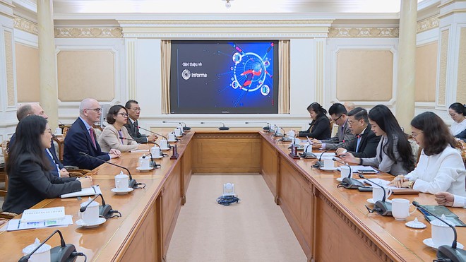 Lãnh đạo TP. Hồ Chí Minh tiếp Tập đoàn Informa Markets, thúc đẩy hợp tác đầu tư quốc tế - Ảnh 2.