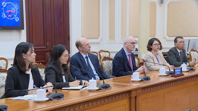 Lãnh đạo TP. Hồ Chí Minh tiếp Tập đoàn Informa Markets, thúc đẩy hợp tác đầu tư quốc tế - Ảnh 4.