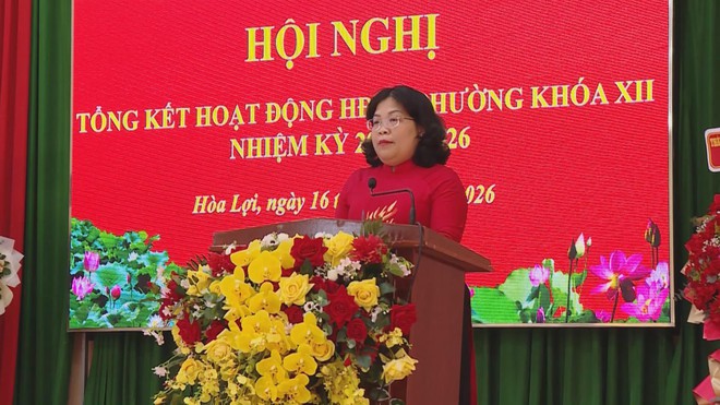 HĐND phường Hòa Lợi tổng kết hoạt động nhiệm kỳ 2021 - 2026 - Ảnh 1.