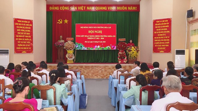 HĐND phường Hòa Lợi tổng kết hoạt động nhiệm kỳ 2021 - 2026 - Ảnh 2.
