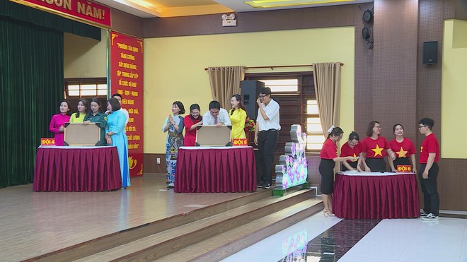 Sôi nổi Hội thi "Ngày hội dân chủ" tìm hiểu Luật Bầu cử tại phường Tân Định - Ảnh 4.