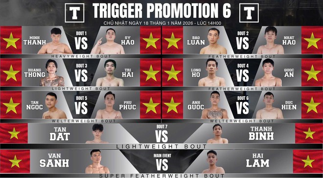 Trigger promotion 6 – Đỉnh cao quyền anh tại TP. Hồ Chí Minh- Ảnh 2.