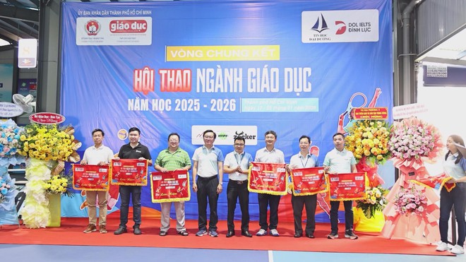 Hơn 600 vận động viên tranh tài tại vòng chung kết Hội thao ngành Giáo dục TP. Hồ Chí Minh - Ảnh 1.