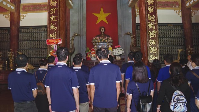 Chi bộ HTV-TMS tổ chức hành trình về nguồn tại Khu di tích Minh Đạm - Ảnh 5.