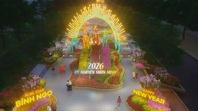Họp báo Đường hoa Nguyễn Huệ Tết Bính Ngọ 2026 - Ảnh 2.