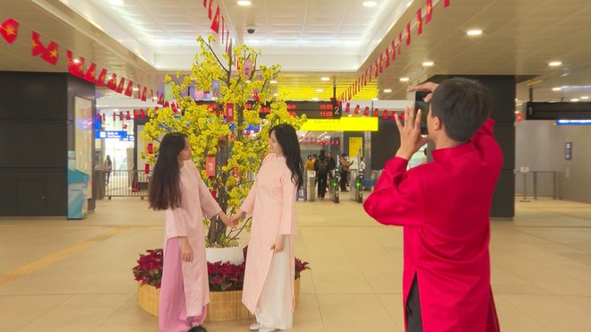 Trải nghiệm Tết cổ truyền trong không gian hiện đại tại Metro số 1- Ảnh 4. Trải nghiệm Tết cổ truyền trong không gian hiện đại tại Metro số 1- Ảnh 4.
