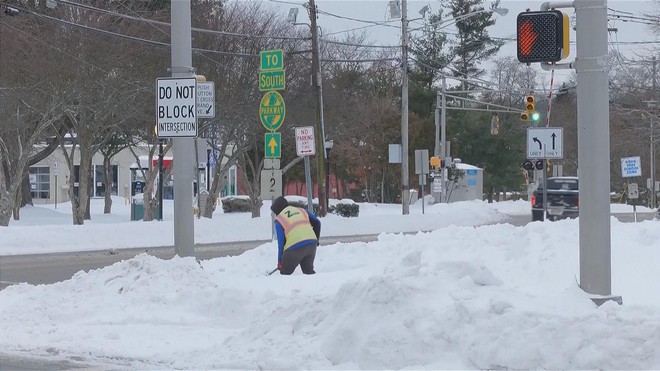 Bão tuyết nghiêm trọng ở Mỹ - Ảnh 1.